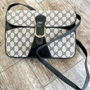 Gucci Supreme Blue Adjustable Strap Crossbody